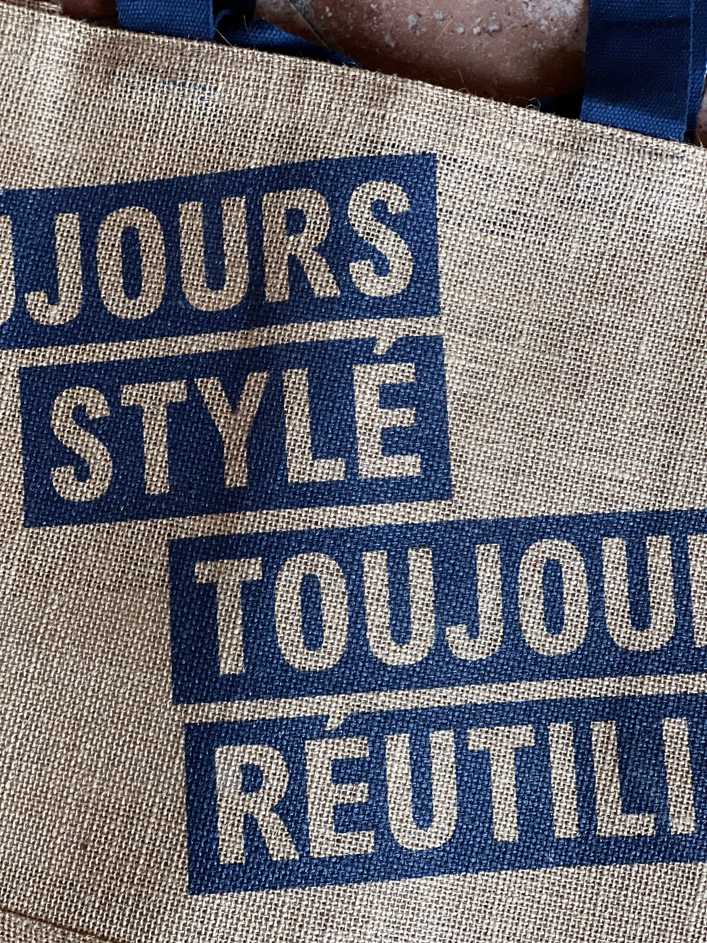 market tote in french navy or rouge 🇫🇷