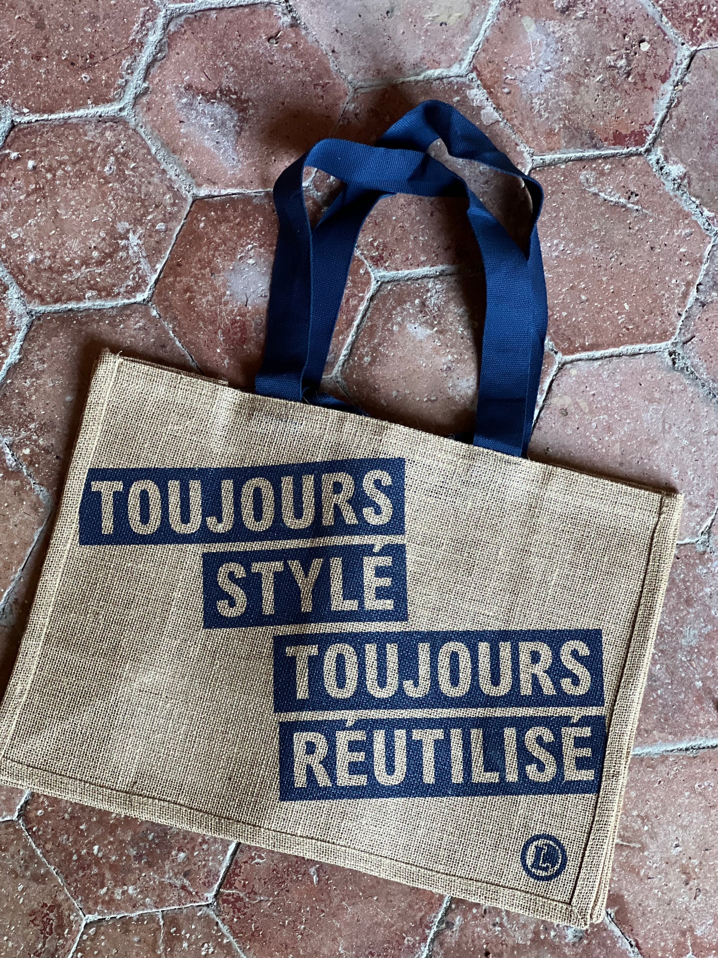 market tote in french navy or rouge 🇫🇷