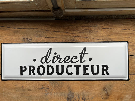 Direct Producteur farmhouse sign 🖤🐮🖤