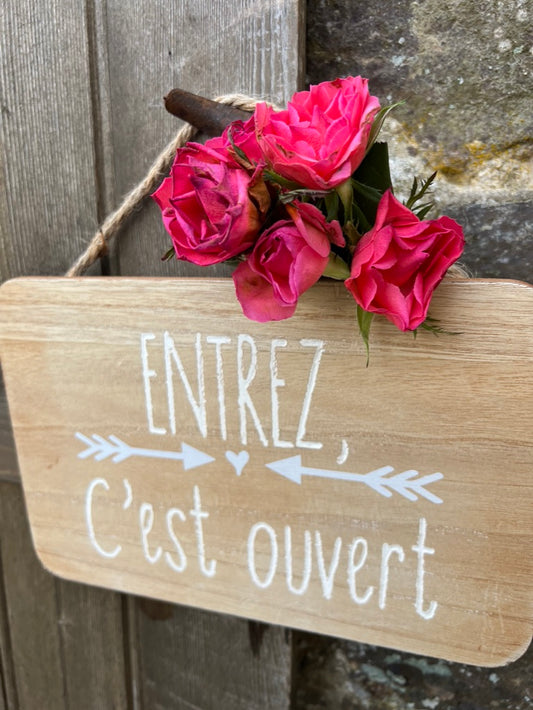 Entrez french farmhouse sign 🚪