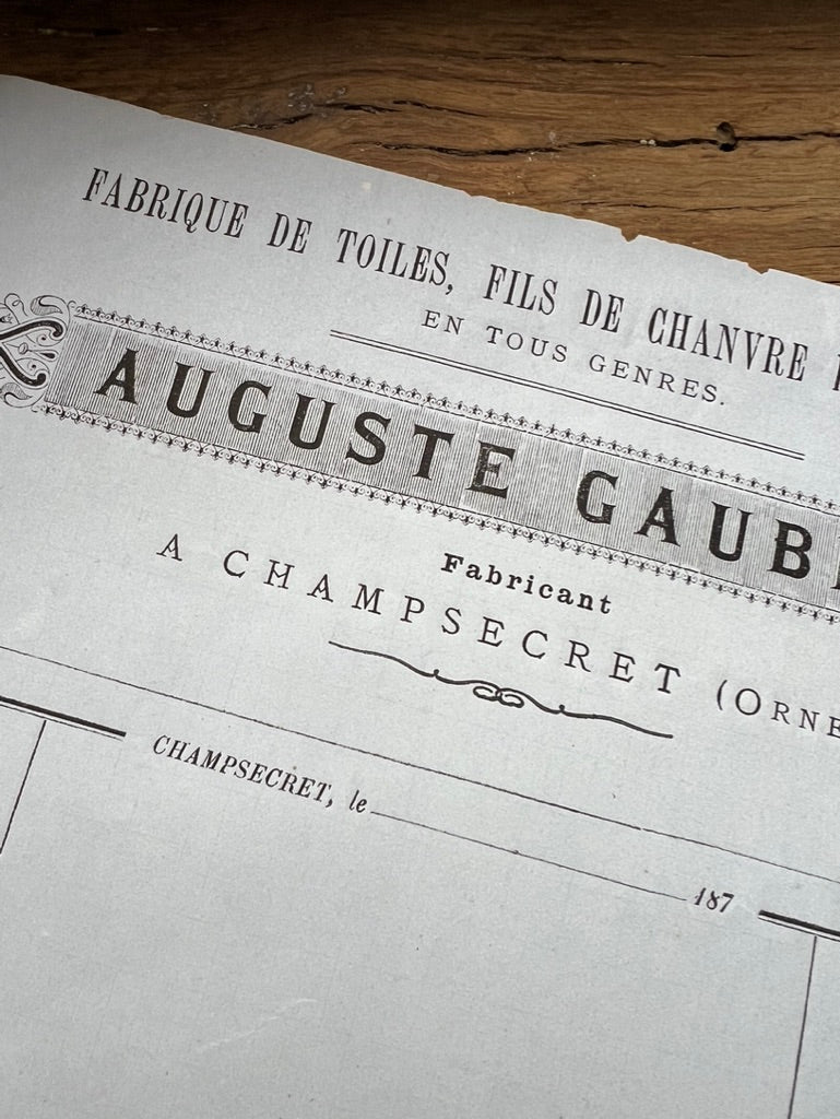 Auguste Gaubert stationery 💌