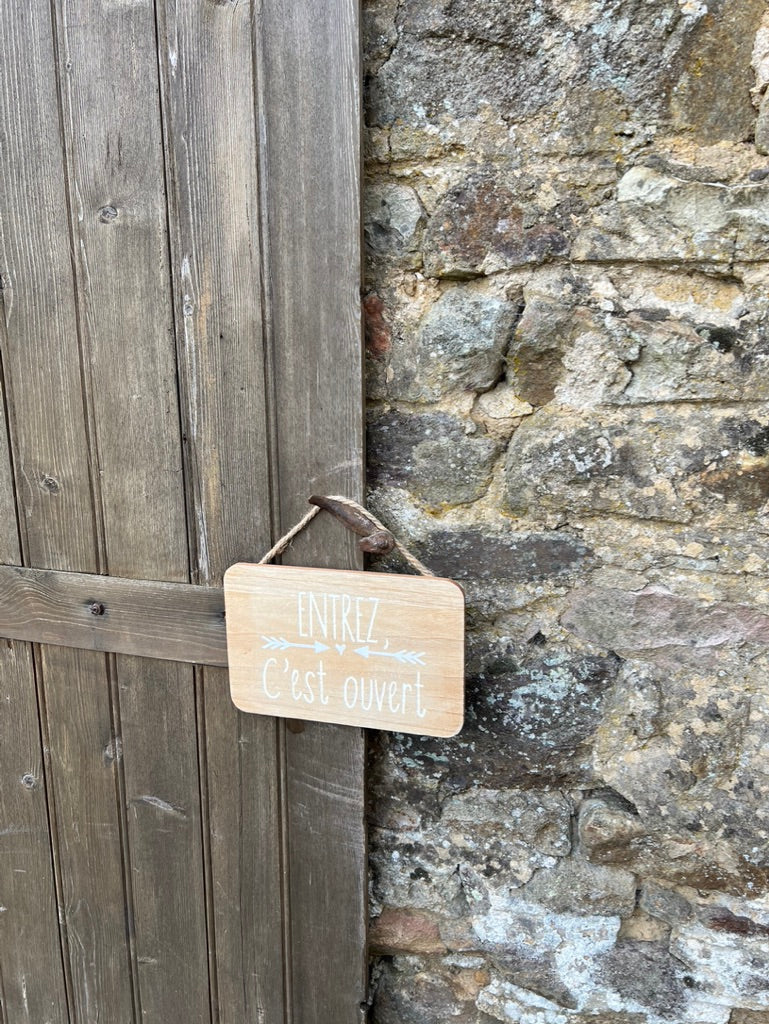 Entrez french farmhouse sign 🚪