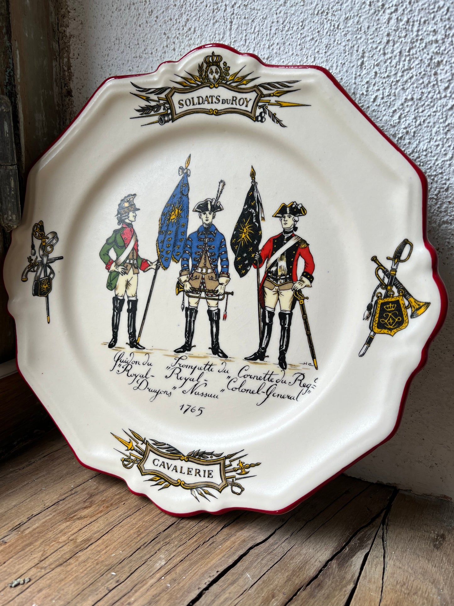 Soldats du Roy serving plate 🥐🥐