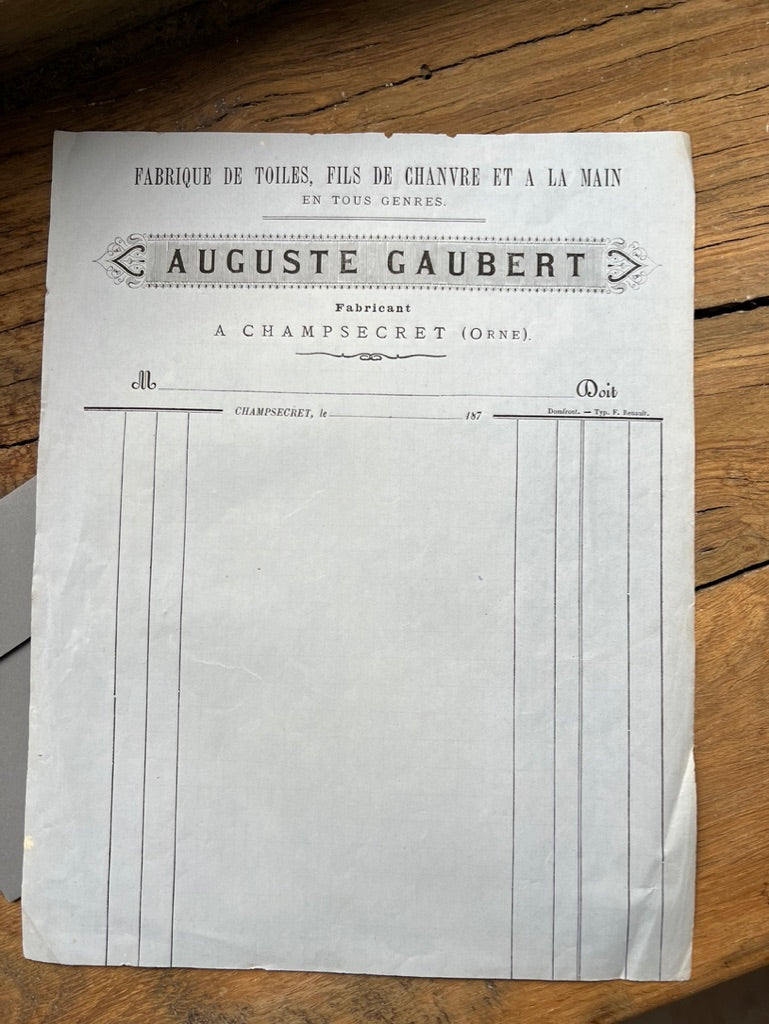 Auguste Gaubert stationery 💌