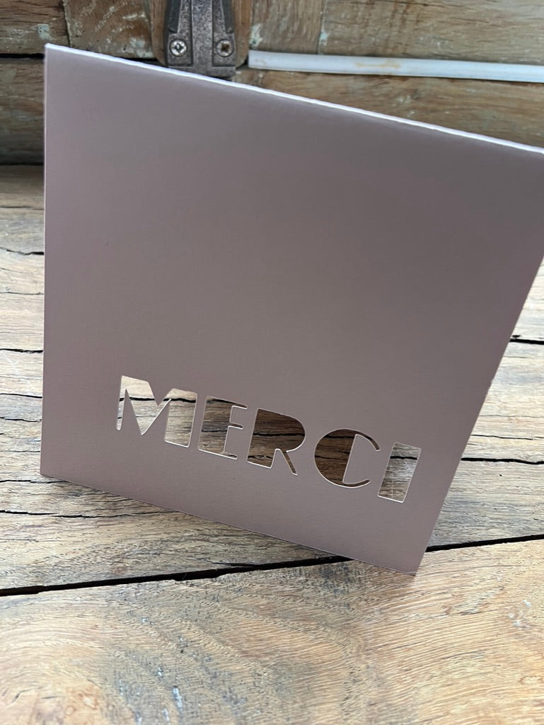 Blush MERCI notecards 💌