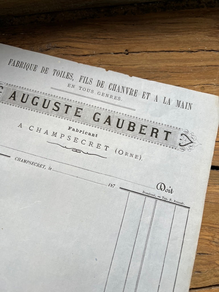 Auguste Gaubert stationery 💌