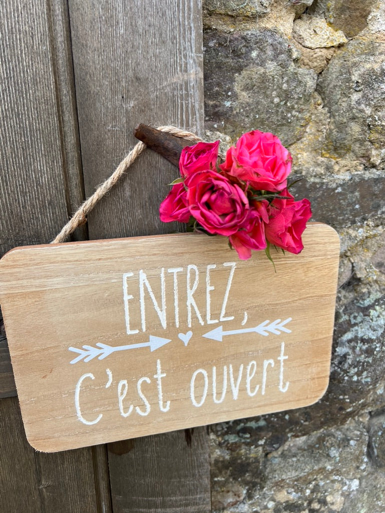 Entrez french farmhouse sign 🚪