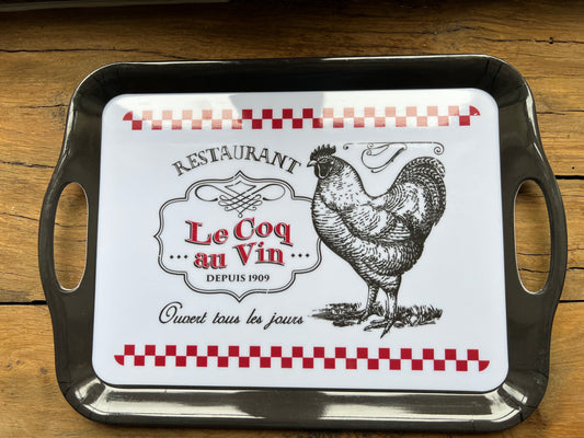 Le Coq au Vin serving tray 🐓