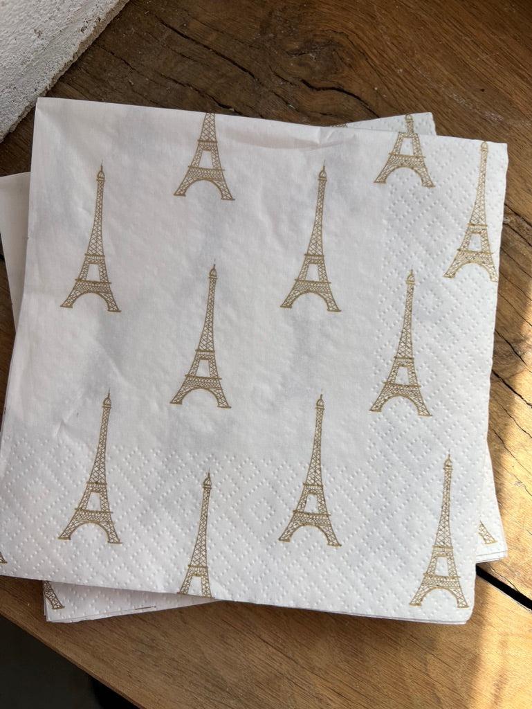 Eiffel Tower dinner size paper napkins 🇫🇷