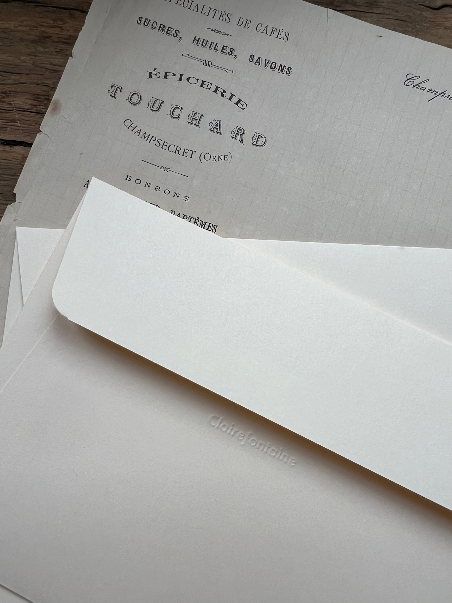 Epicerie Touchard stationery 📬