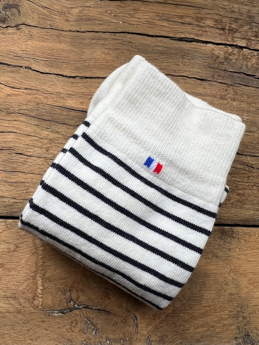 Bretagne striped socks 💙🖤