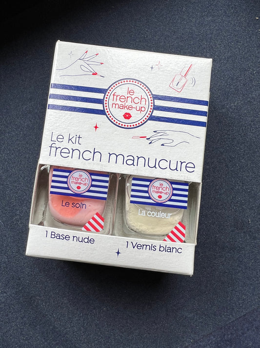 French manicure nail polish set 💅