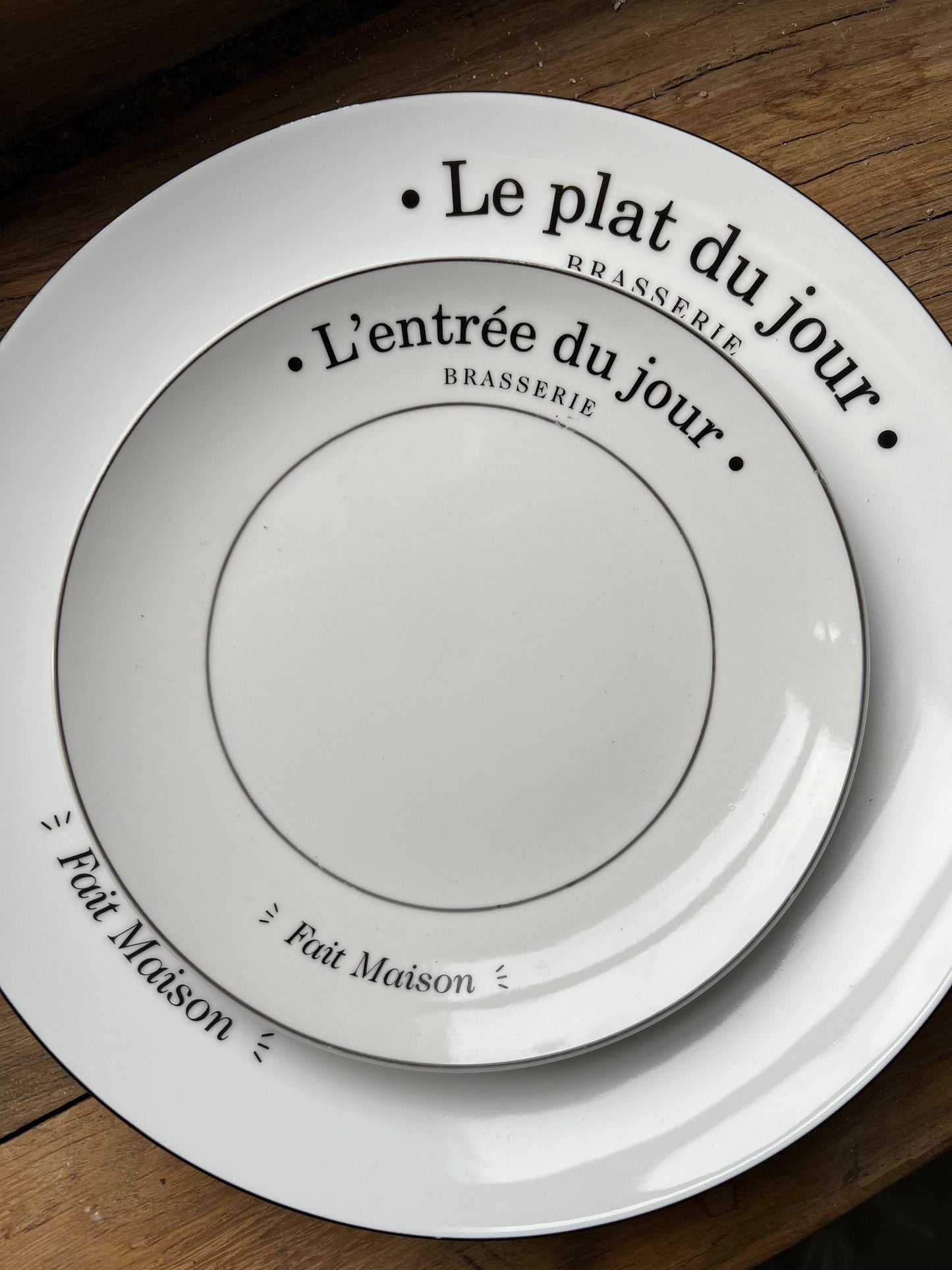 le plat du jour dinner plates 🍽