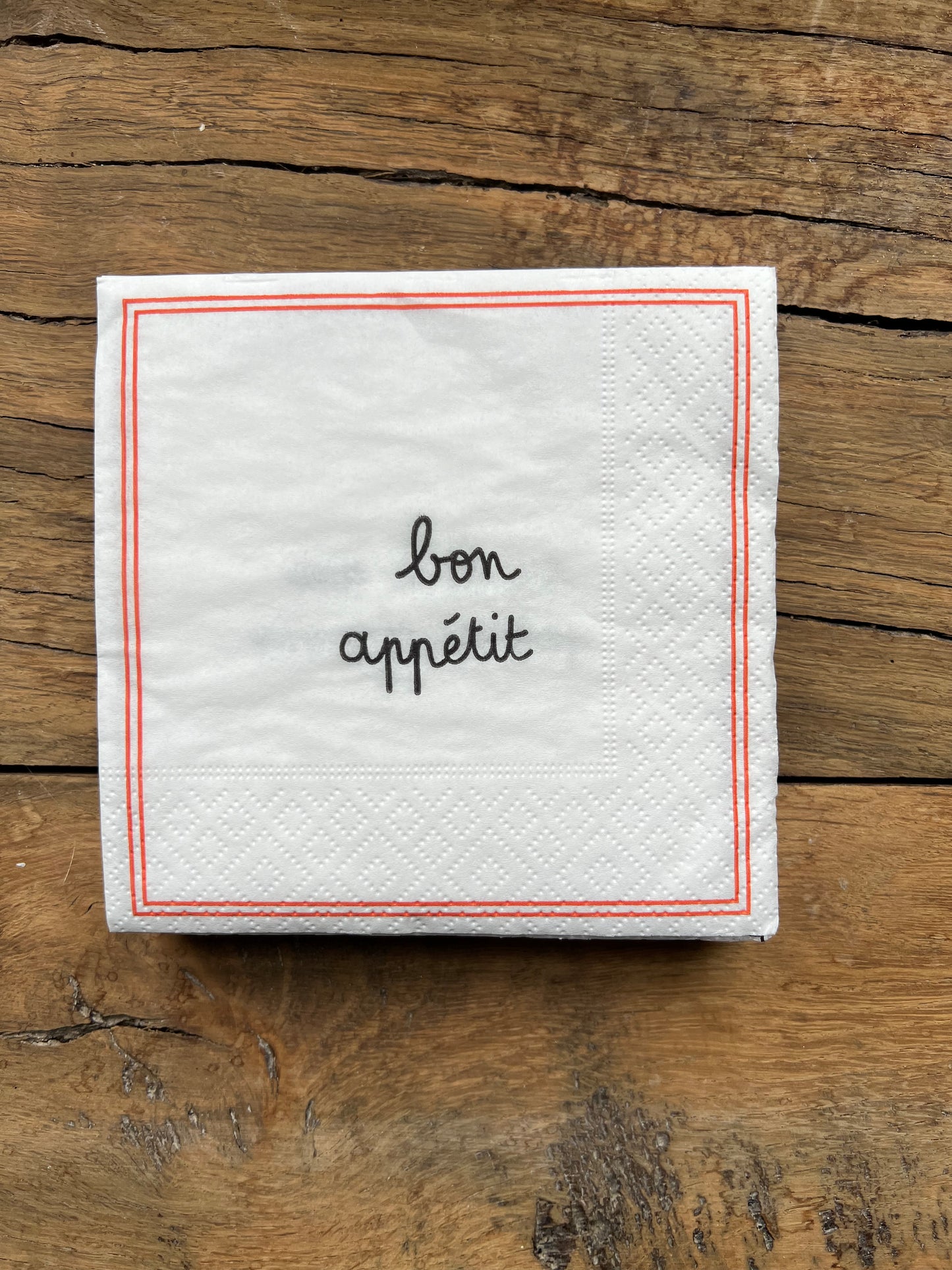 bon appétit /cuisiné reversible napkins 🥐