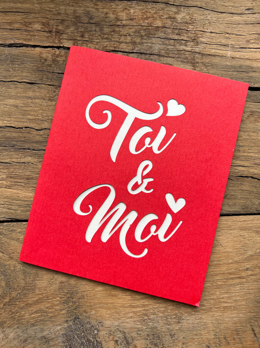 Toi & Moi card ❤️❤️