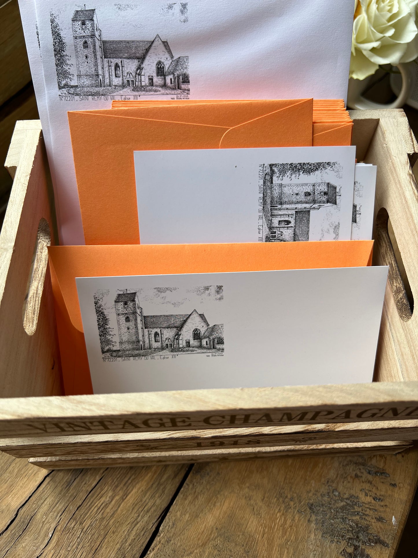 Saint Remy du Val notecards 🍊