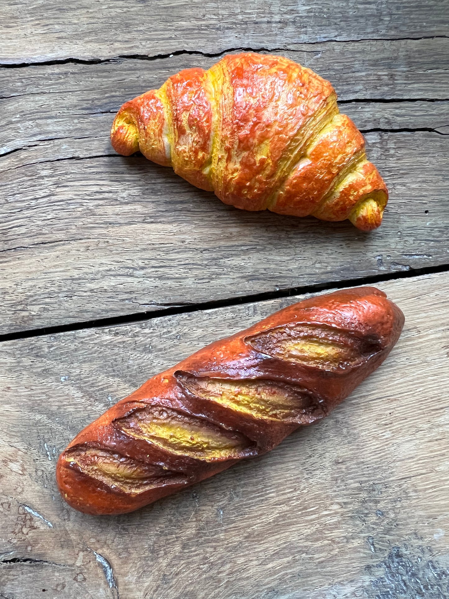 baguette or croissant magnet